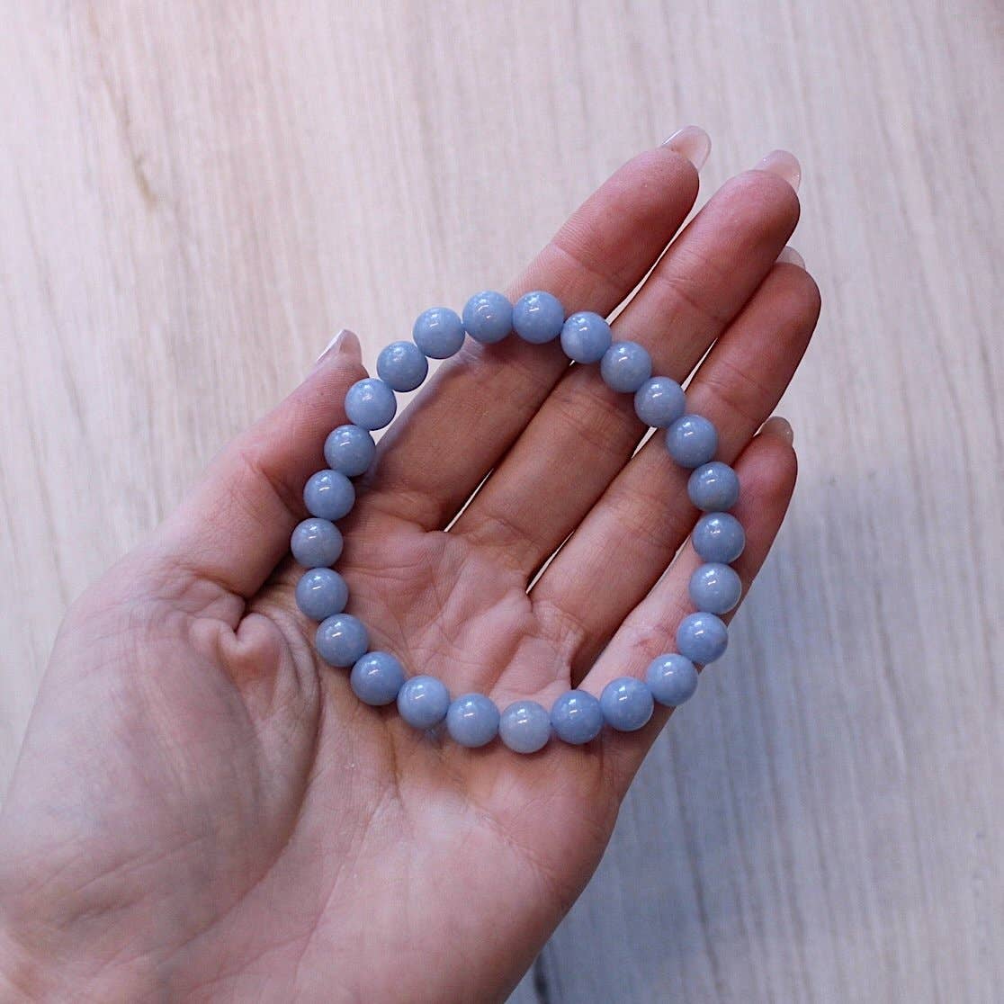 Angelite Bracelet 6mm