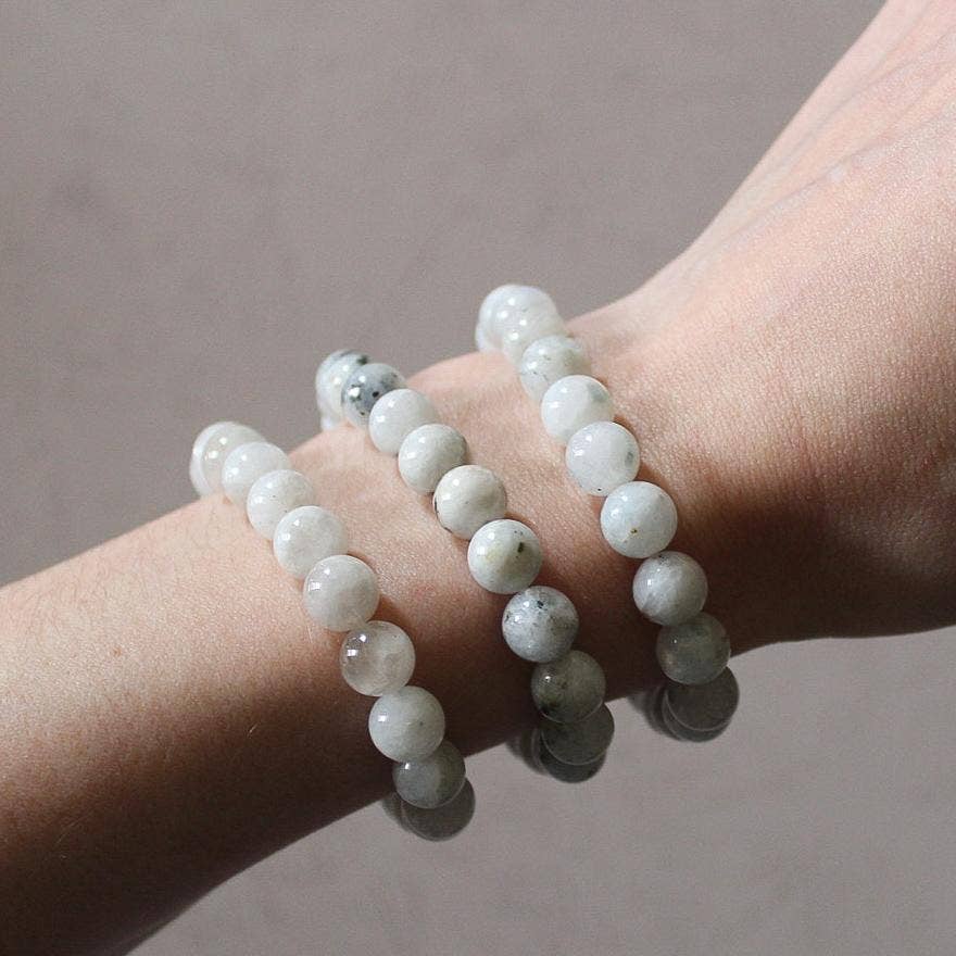 Moonstone Bracelet 6mm (Crystals & Stones)