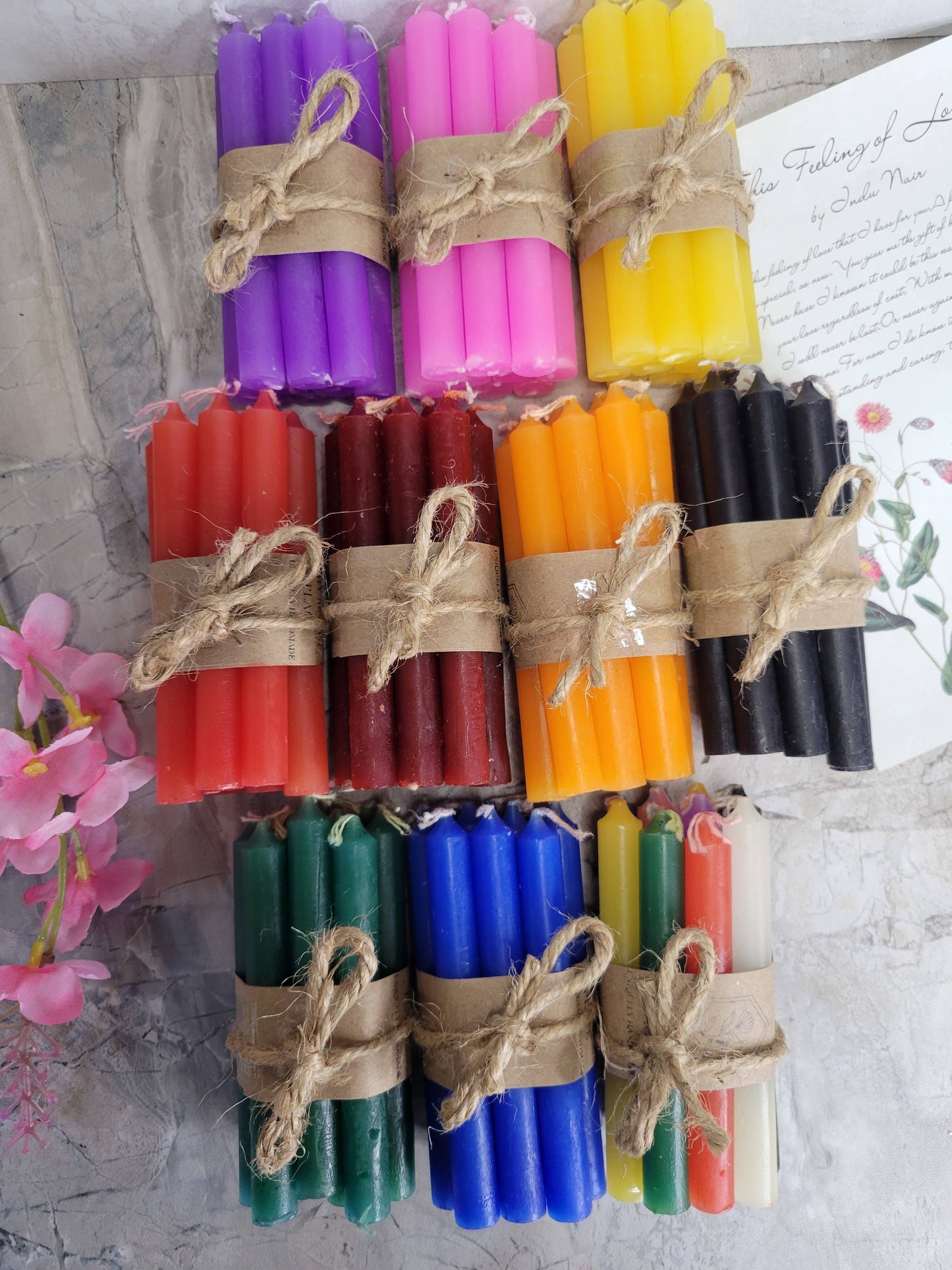 Black Chime Candle 4 Inches