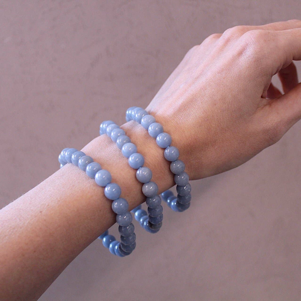 Angelite Bracelet 6mm