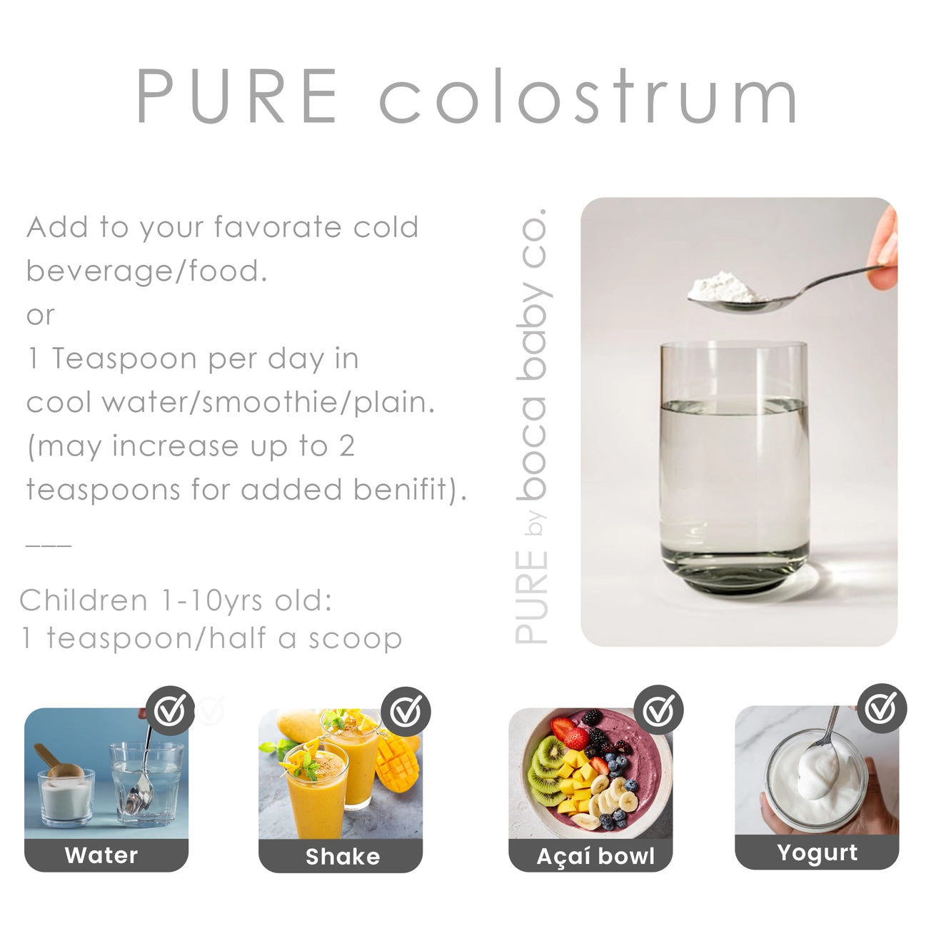 PURE Colostrum Powder