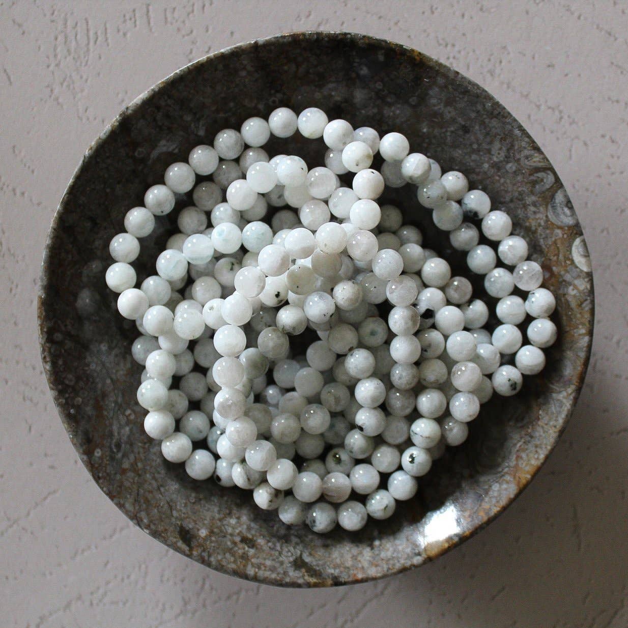 Moonstone Bracelet 6mm (Crystals & Stones)