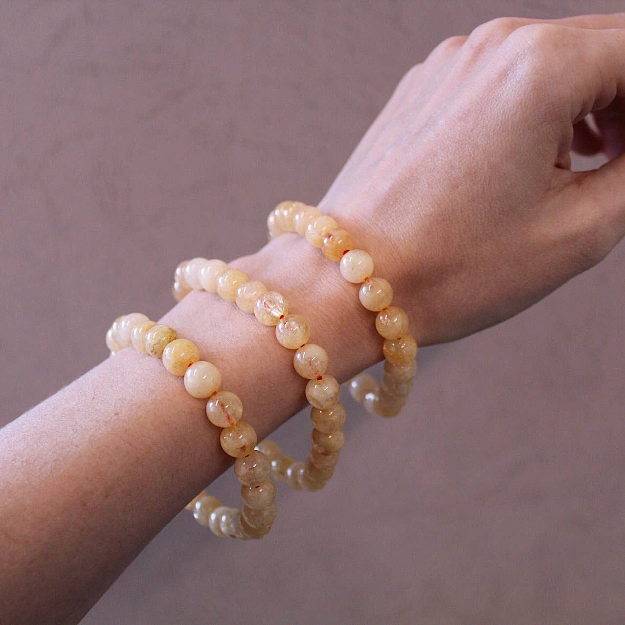 Citrine Bracelet 6mm