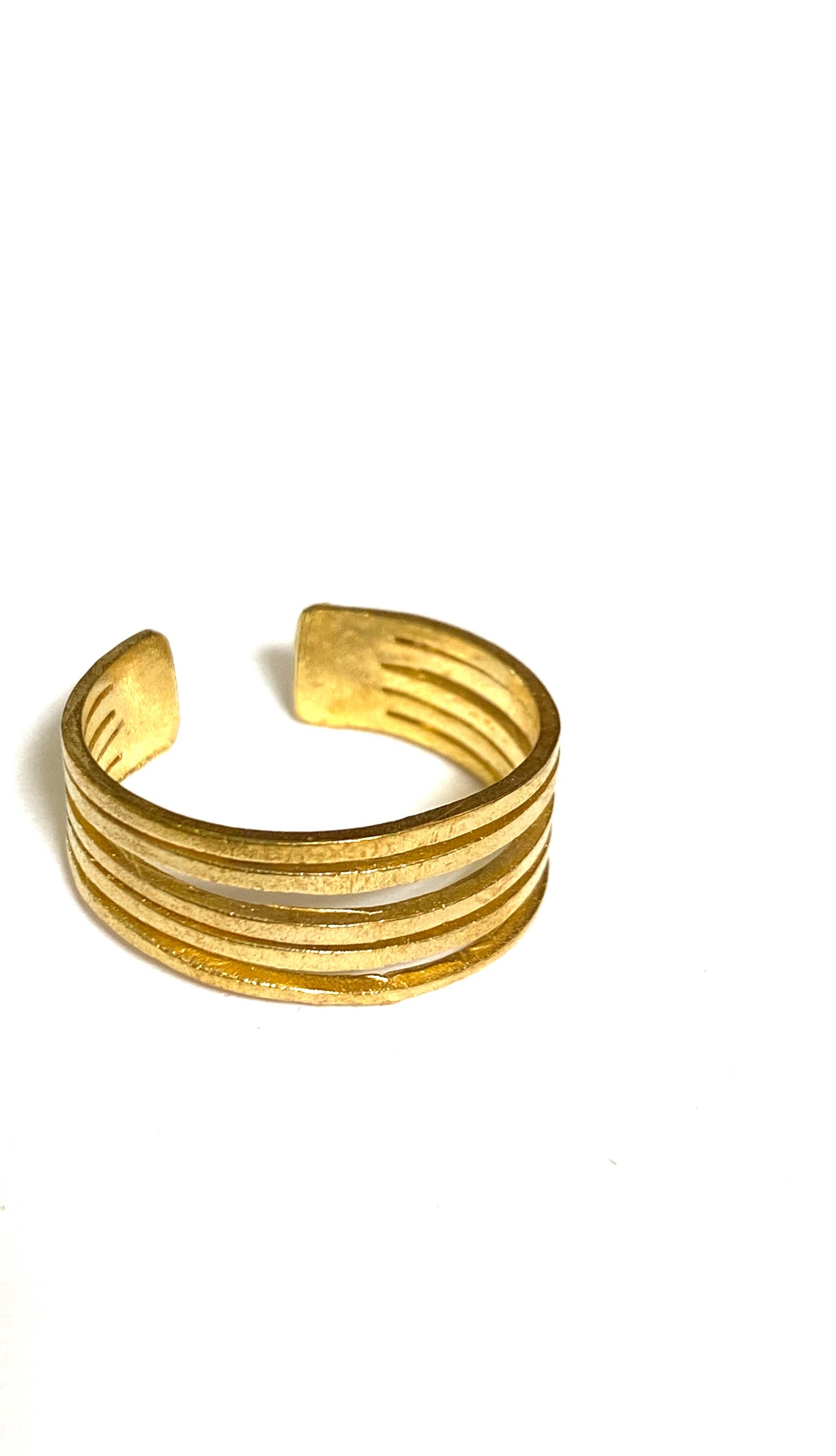 Dawn Adjustable Brass Ring