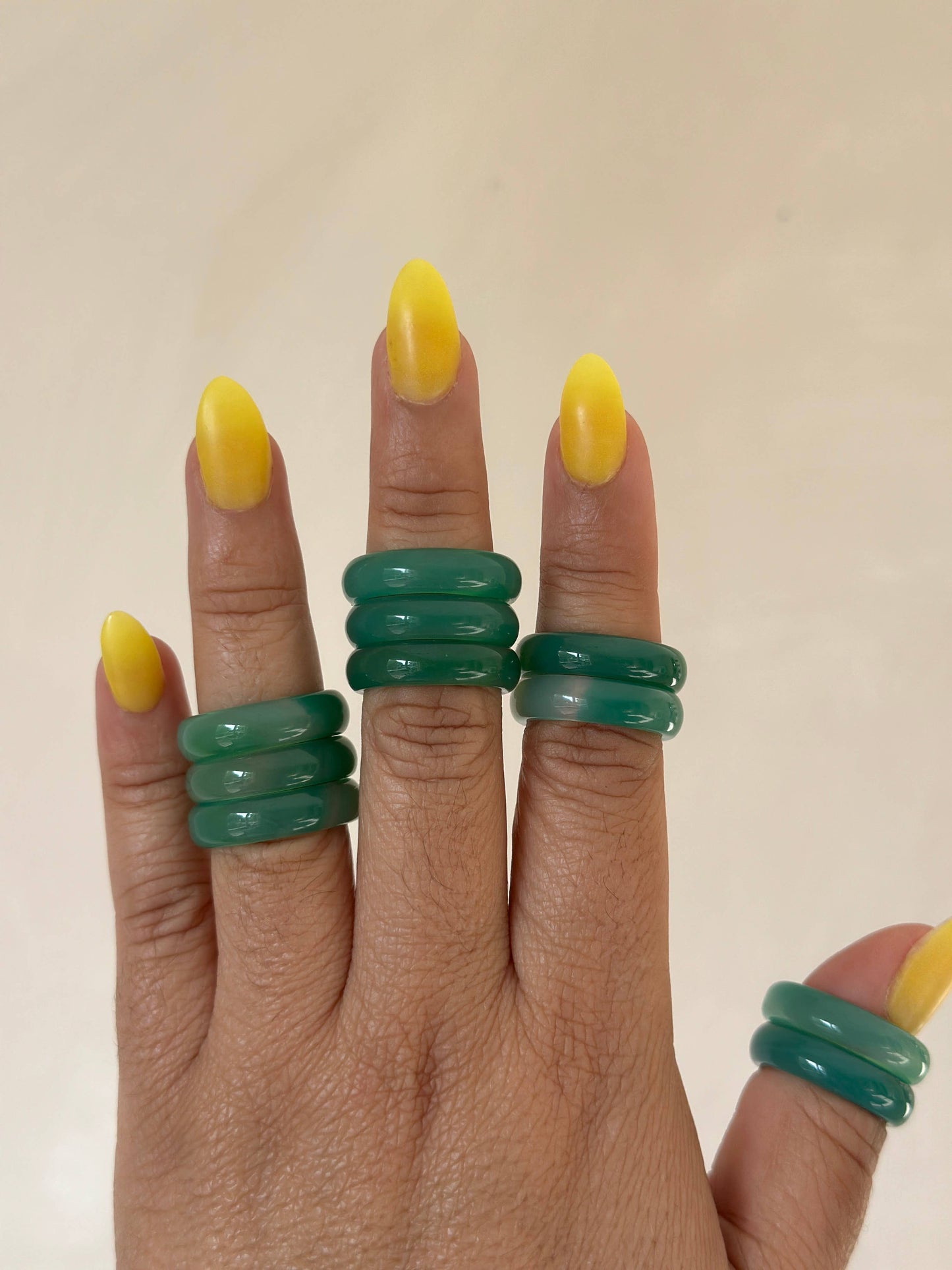 Aventurine Gemstone Rings