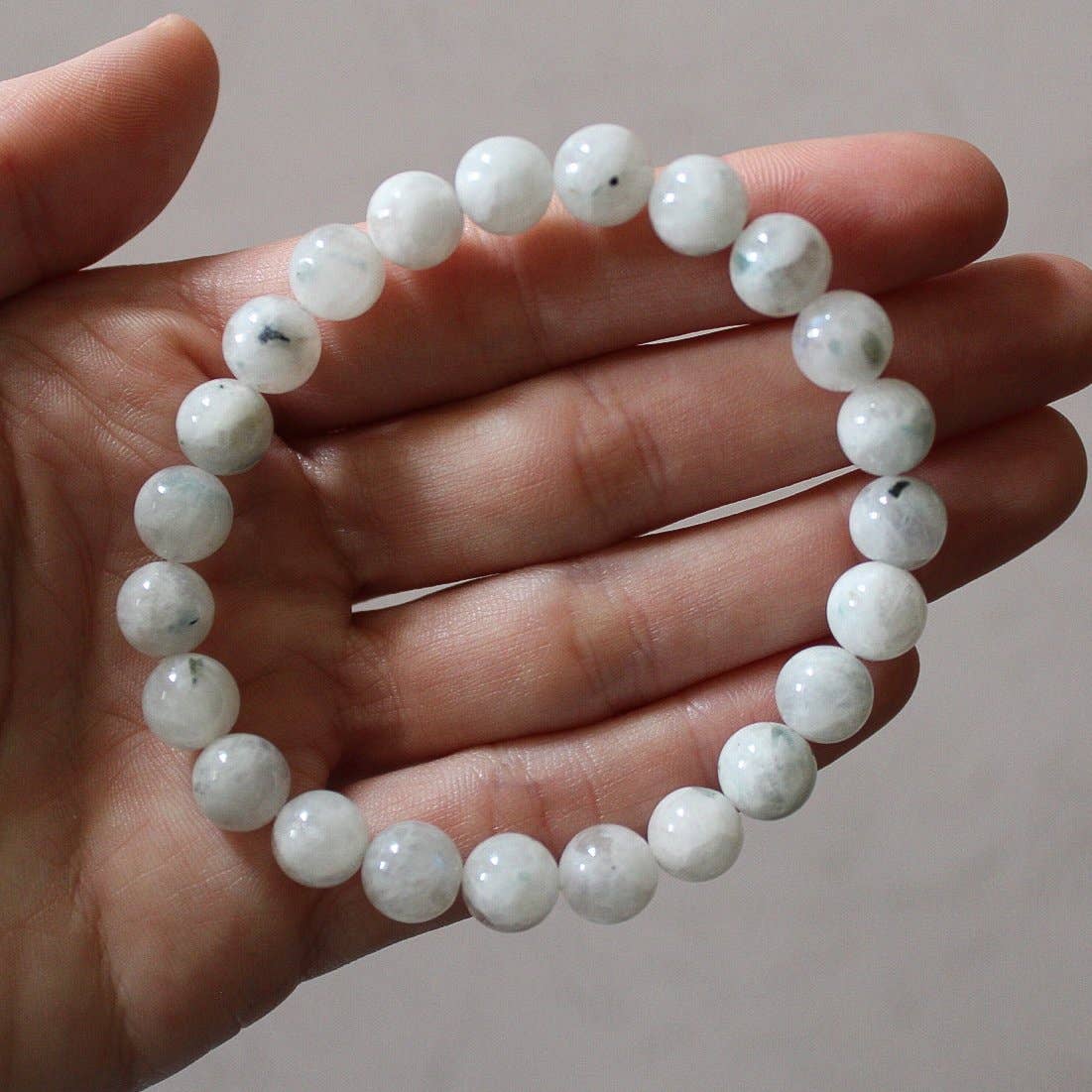 Moonstone Bracelet 6mm (Crystals & Stones)