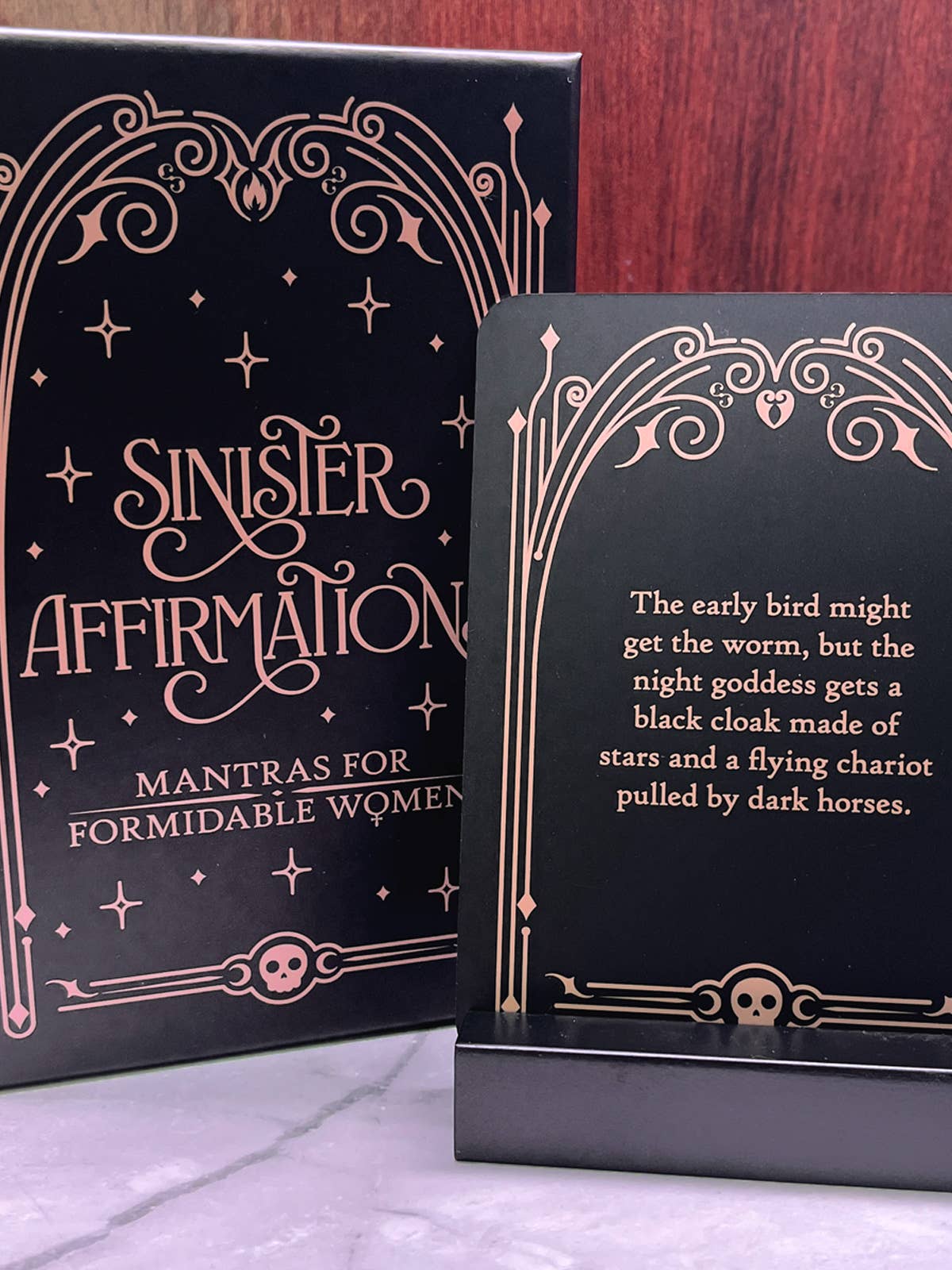 Sinister Affirmations Card Deck