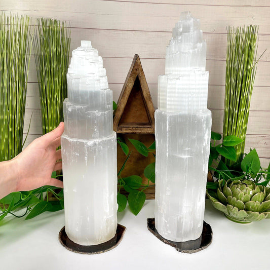 Crystal Selenite XXL Lamp