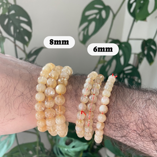 Citrine Bracelet  6mm