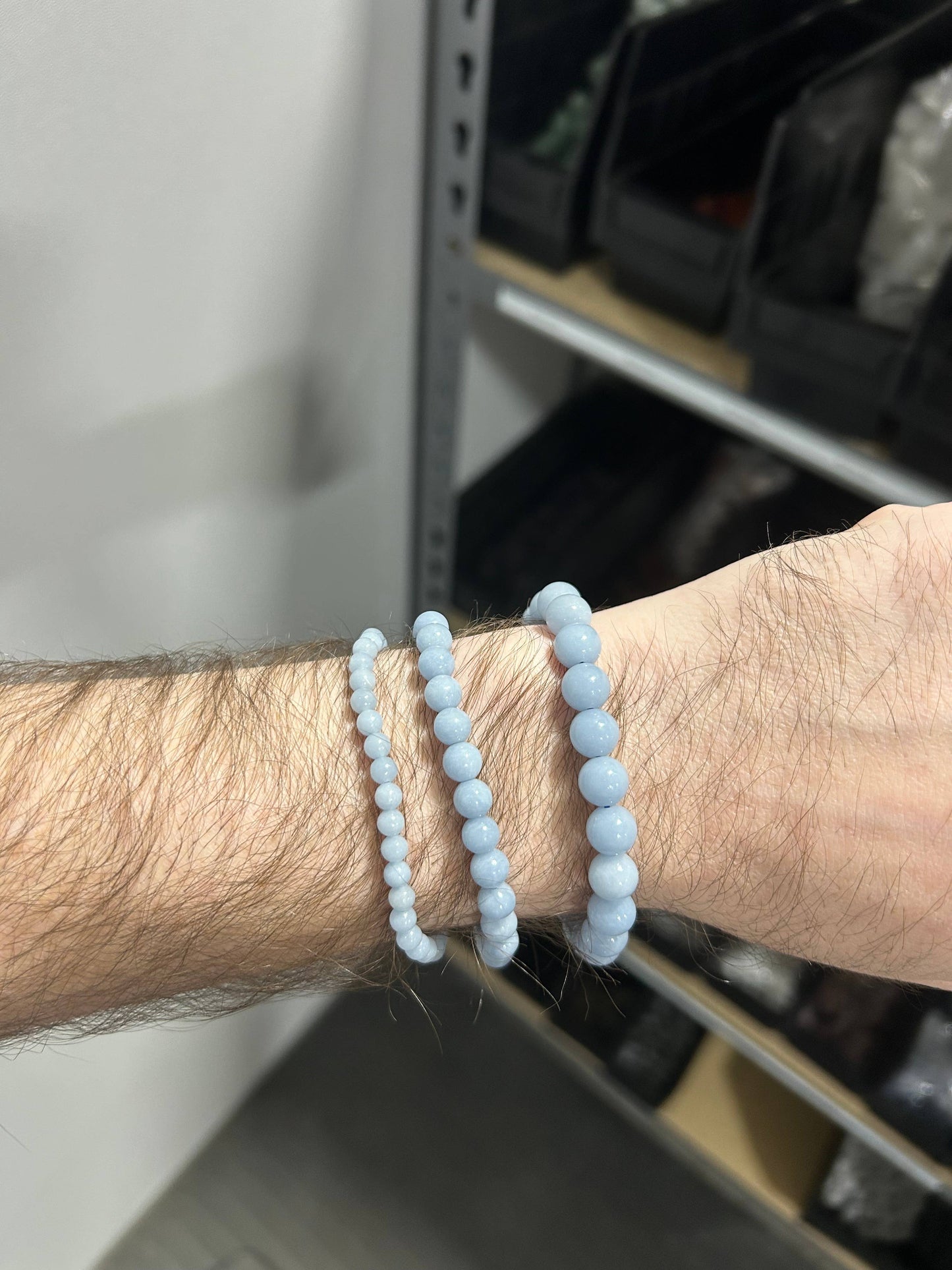 Angelite Bracelet 6mm