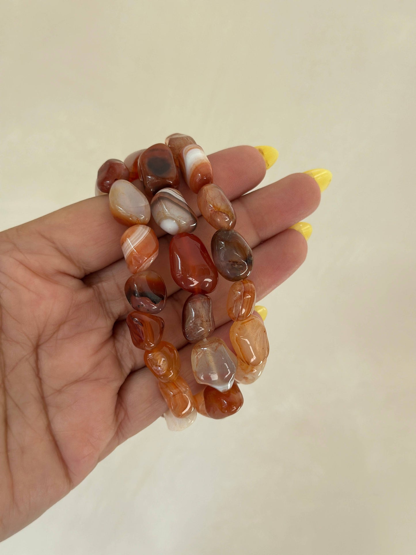 Carnelian Bracelet (10mm Beads)