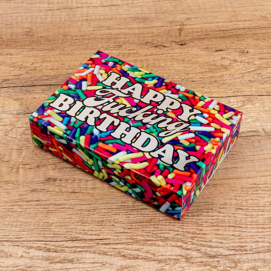 Happy F'ing Birthday Tea Towel Gift Box