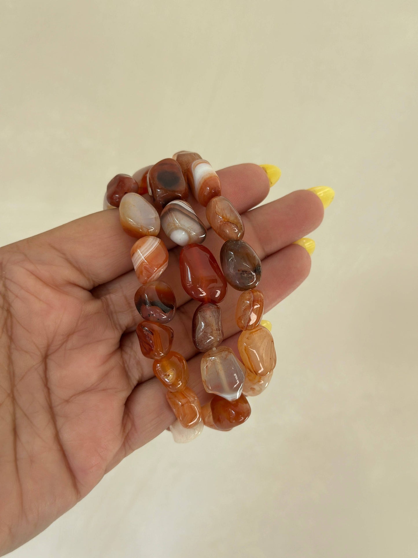 Carnelian Bracelet (10mm Beads)